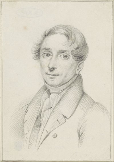 Self-portrait of Dirk van Oosterhoudt by Dirk van Oosterhoudt  